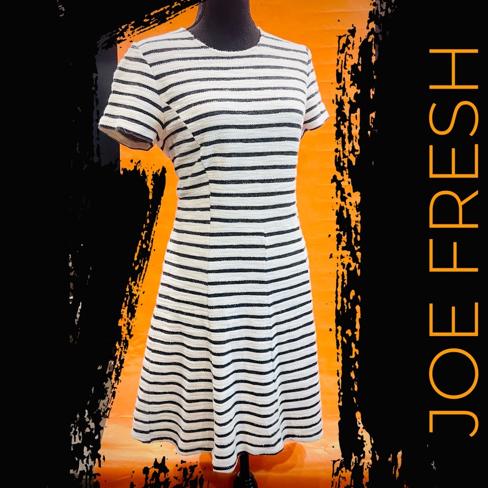Joe Fresh Striped Mini Dress - Picture 2 of 11